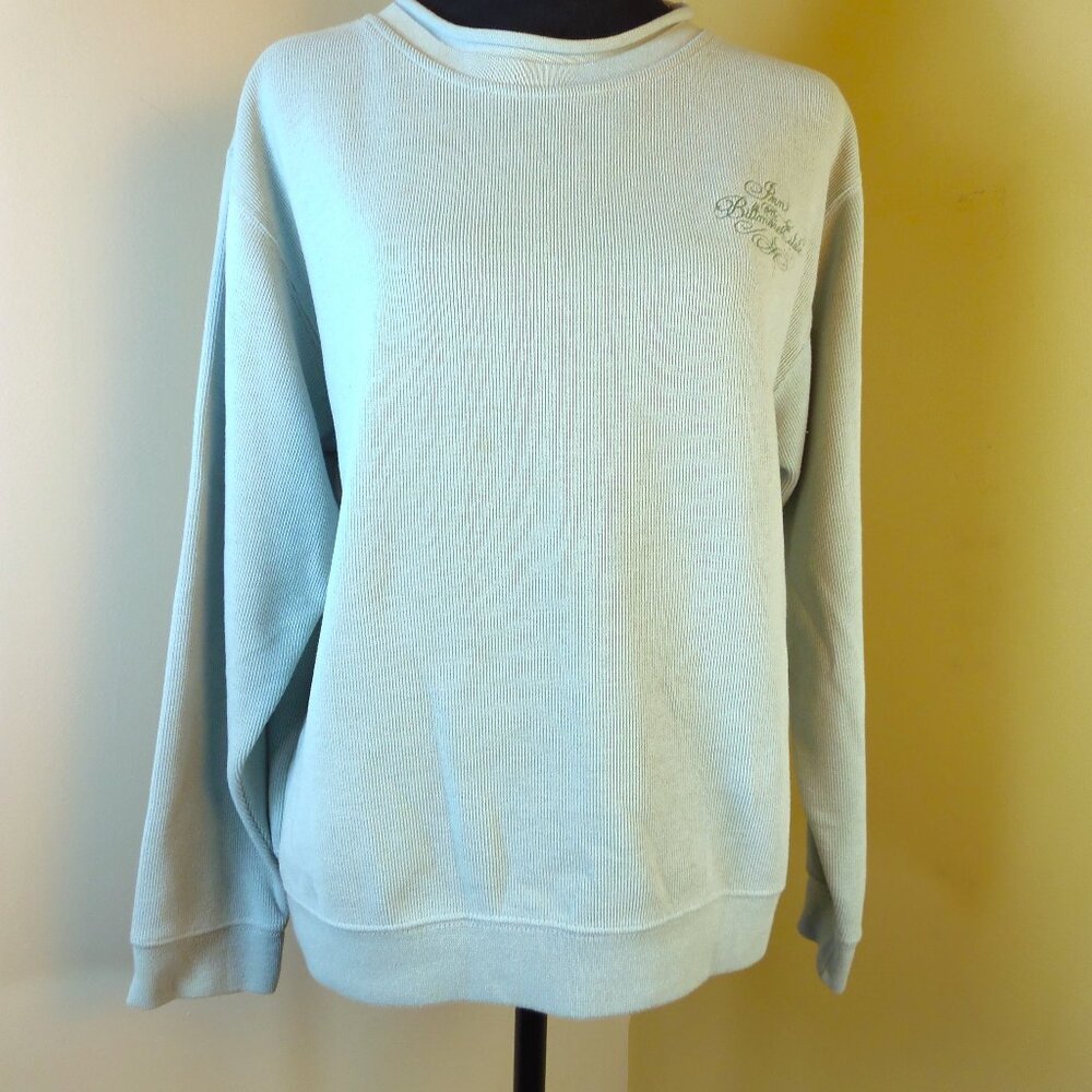 Inn at Biltmore Tourist Sweatshirt Rolled‎ Hem Neck Embroidered Log SZ Small